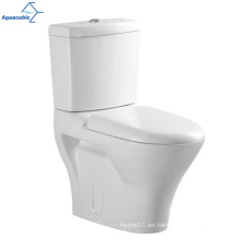 Aquacúbico baño de alta calidad de dos piezas dual al descaro wc inodoro